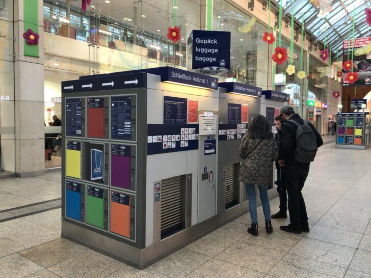 ドイツの大都市・ケルンにて、発見したコインロッカー