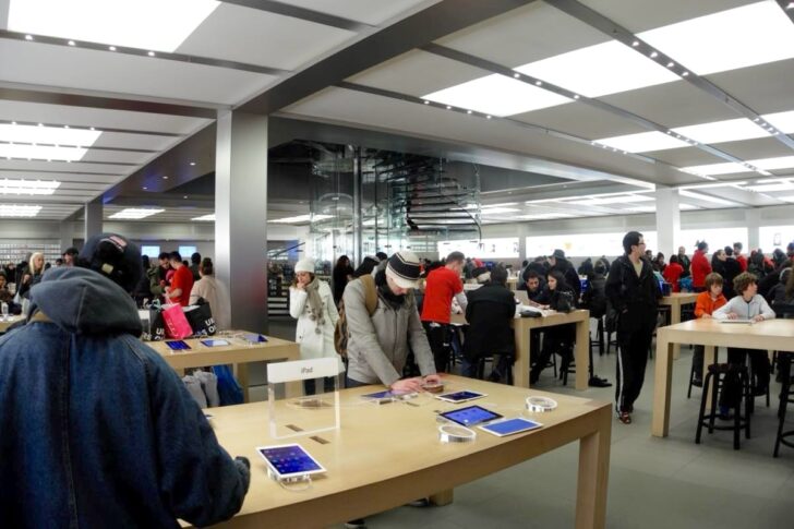 iPhone、iPad、MacなどApple製品が試せる