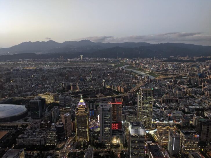 台北101からの景色