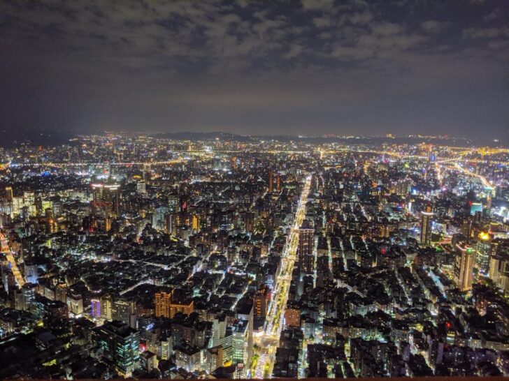 台北101はやっぱり夜景がきれい
