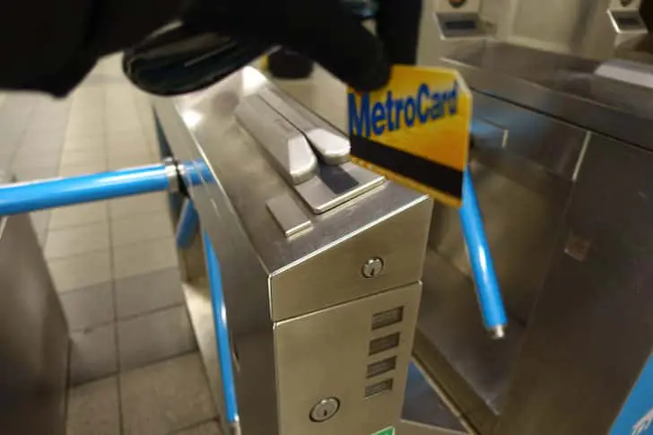 ニューヨークのメトロカード