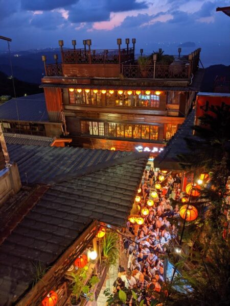 阿妹茶樓の外に見える景色