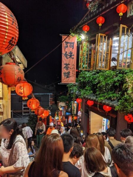 九份のメイン通り