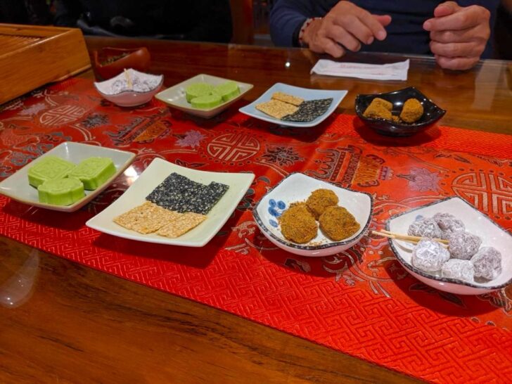 阿妹茶樓で出てきたお茶菓子