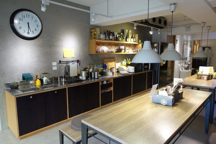 冷蔵庫のあるキッチン