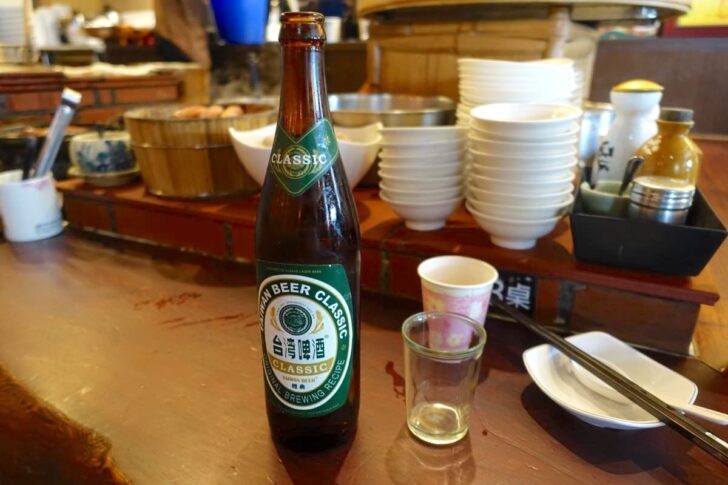 台湾ビールで乾杯