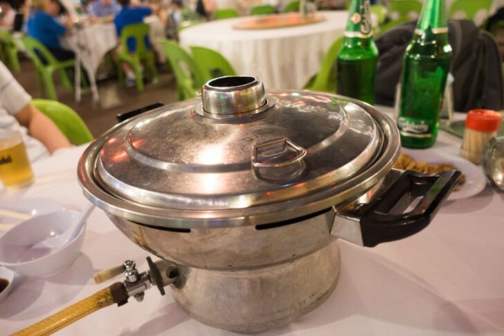 ドーナツ型の鍋・スチームボート