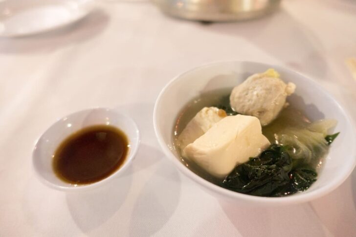 あっさり塩味、中華醤油で食べる