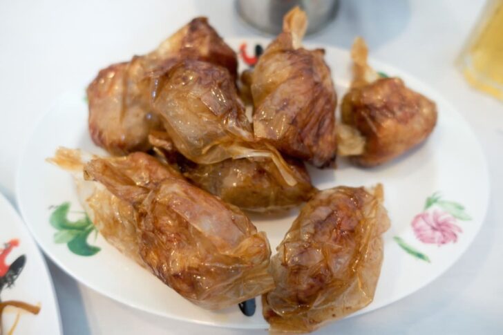 ヒルマンレストランのペーパーチキン