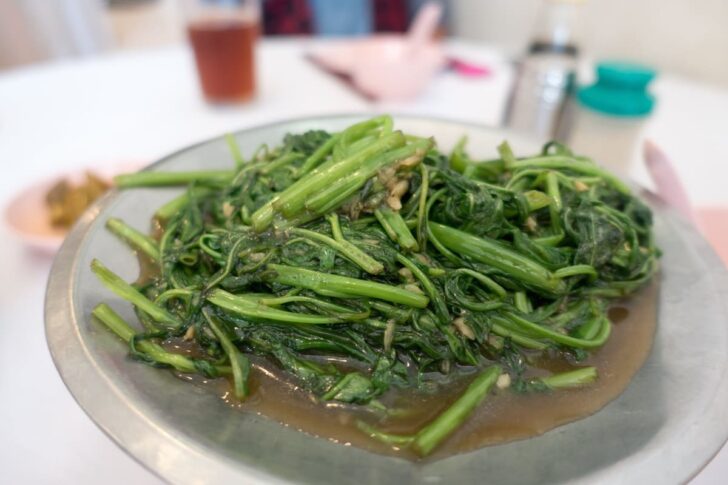 空芯菜の唐辛子炒め