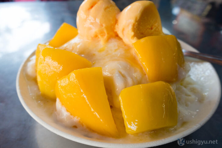 大ぶりでみずみずしいマンゴーがゴロゴロ