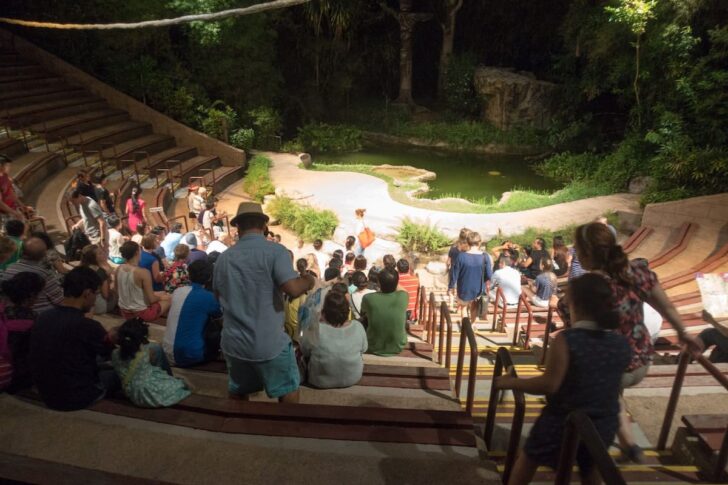 ショーが行われるステージ