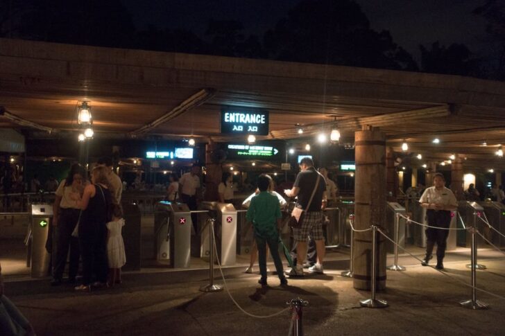 ナイトサファリのチケット売り場