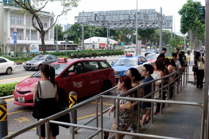 シンガポールのタクシー