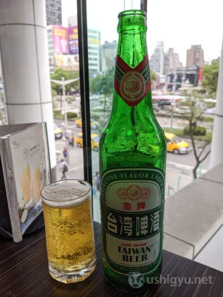 台湾ビール(台灣啤酒)でカンパイ